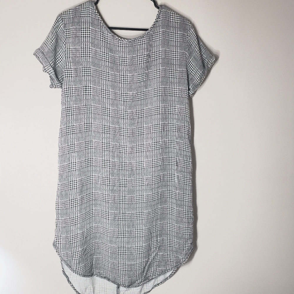 H&M Divided Checked Pattern Dress